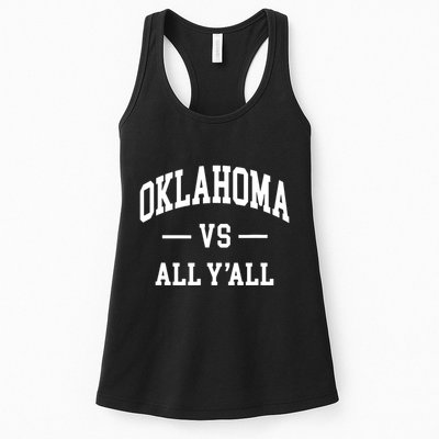 Oklahoma Vs All Yall Throwback Design Classic Womens Tank Top