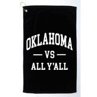 Oklahoma Vs All Yall Throwback Design Classic Golf Towel
