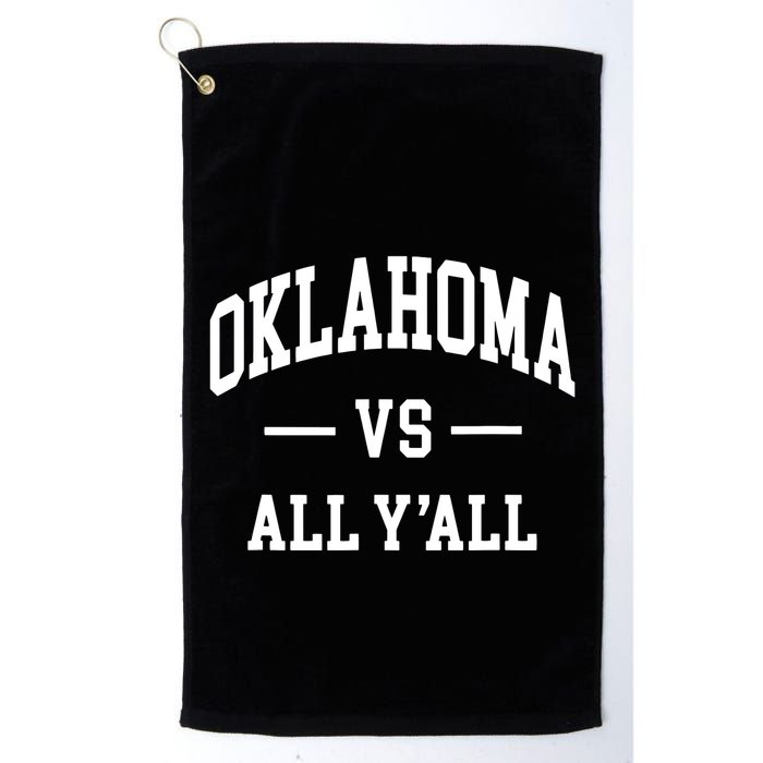 Oklahoma Vs All Yall Throwback Design Classic Golf Towel