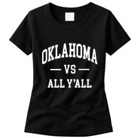 Oklahoma Vs All Yall Throwback Design Classic Womens T-Shirt