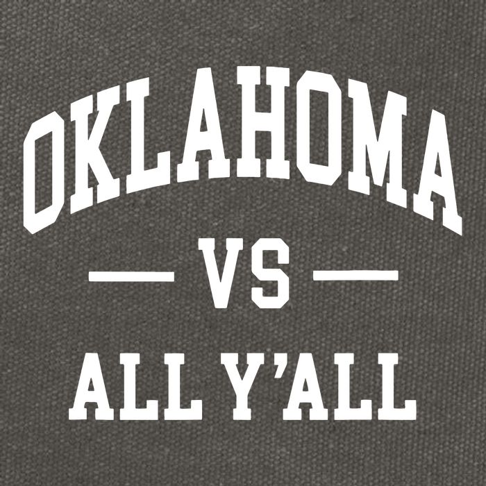 Oklahoma Vs All Yall Throwback Design Classic Cotton Canvas Backpack