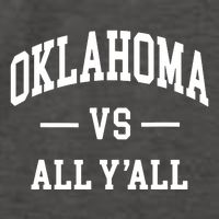 Oklahoma Vs All Yall Throwback Design Classic Vector Backpack