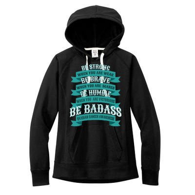 Ovarian Cancer Awareness Women's Fleece Hoodie