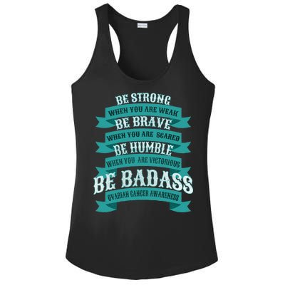 Ovarian Cancer Awareness Ladies PosiCharge Competitor Racerback Tank