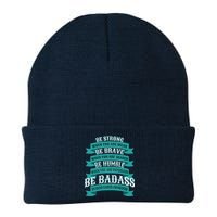 Ovarian Cancer Awareness Knit Cap Winter Beanie