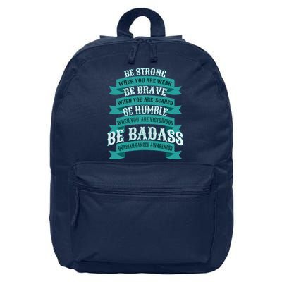 Ovarian Cancer Awareness 16 in Basic Backpack