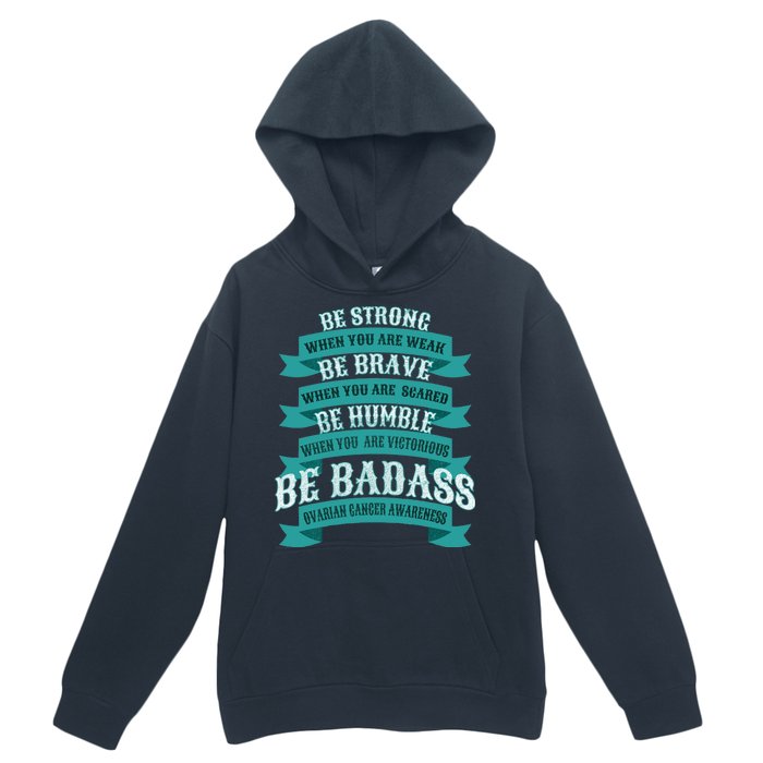 Ovarian Cancer Awareness Urban Pullover Hoodie