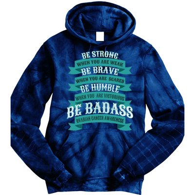 Ovarian Cancer Awareness Tie Dye Hoodie