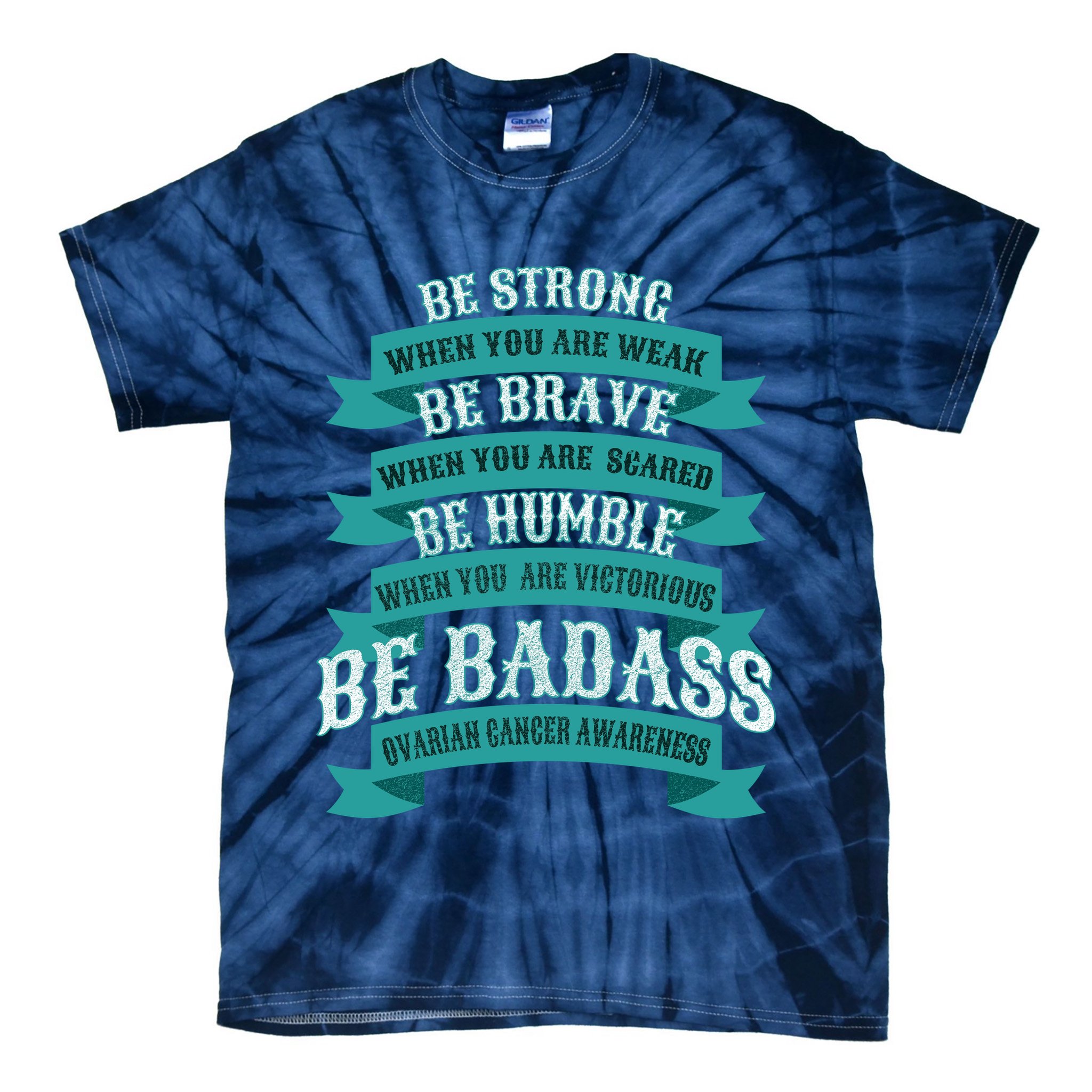 Ovarian Cancer Awareness Tie-Dye T-Shirt