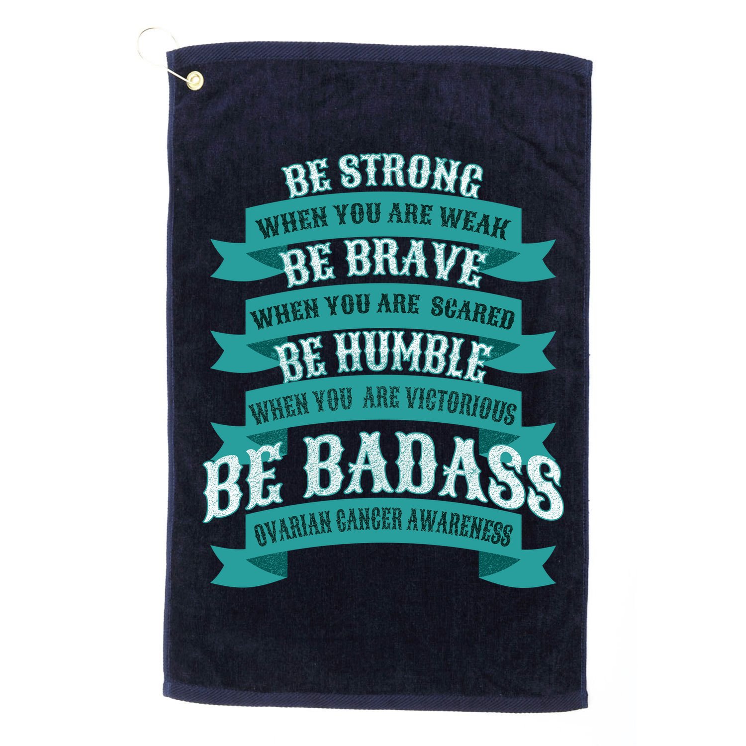 Ovarian Cancer Awareness Golf Towel