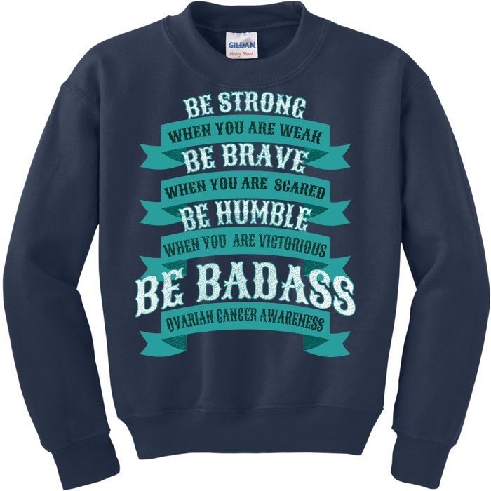 Ovarian Cancer Awareness Kids Sweatshirt