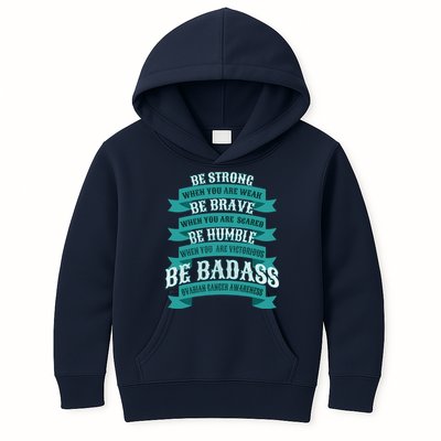 Ovarian Cancer Awareness Kids Hoodie