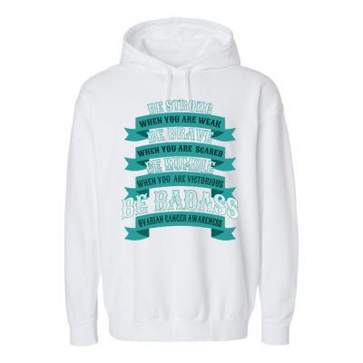 Ovarian Cancer Awareness Garment-Dyed Fleece Hoodie