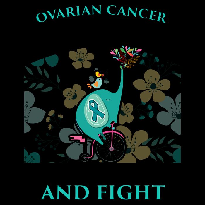 Ovarian Cancer Is A Journey Elephant Mug