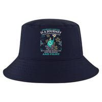 Ovarian Cancer Is A Journey Elephant Cool Comfort Performance Bucket Hat