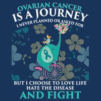 Ovarian Cancer Is A Journey Elephant Flatbill Hat
