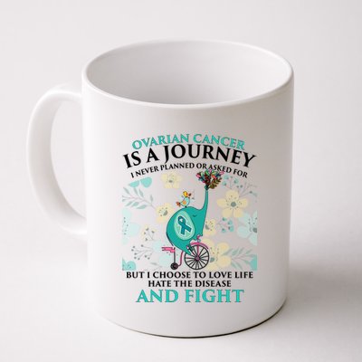 Ovarian Cancer Is A Journey Elephant Coffee Mug