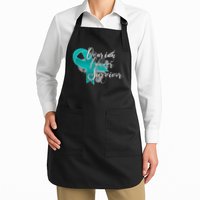 Ovarian Cancer Survivor Awareness Ribbon Apron