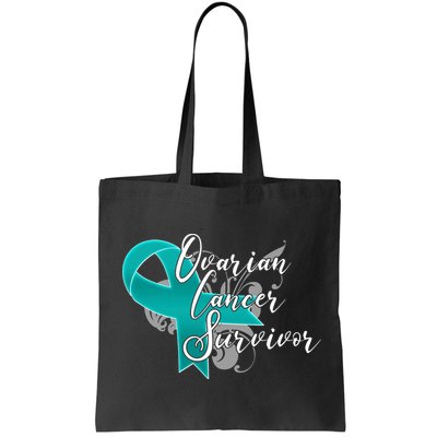 Ovarian Cancer Survivor Awareness Ribbon Bag