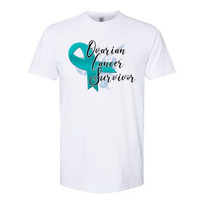 Ovarian Cancer Survivor Awareness Ribbon Softstyle® CVC T-Shirt