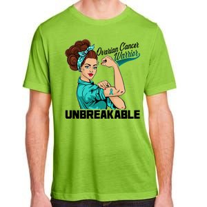 Ovarian Cancer Warrior Unbreakable Adult ChromaSoft Performance T-Shirt