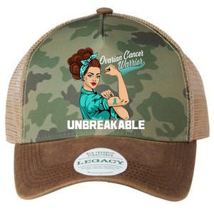 Ovarian Cancer Warrior Unbreakable Legacy Tie Dye Trucker Hat