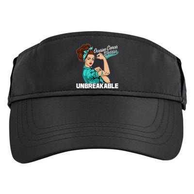 Ovarian Cancer Warrior Unbreakable Adult Drive Performance Visor