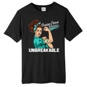 Ovarian Cancer Warrior Unbreakable Tall Fusion ChromaSoft Performance T-Shirt