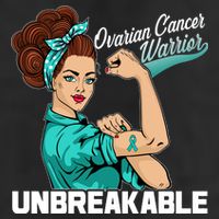 Ovarian Cancer Warrior Unbreakable 11oz C Handle Ceramic Mug