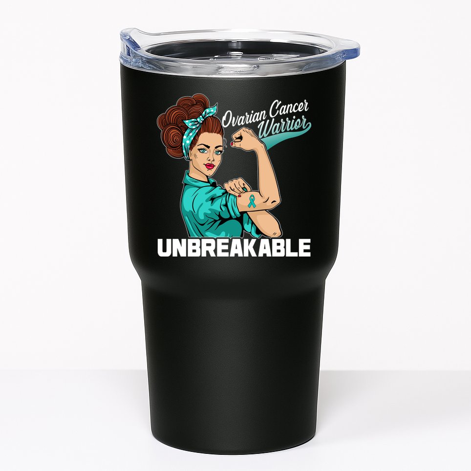 Ovarian Cancer Warrior Unbreakable Tumbler