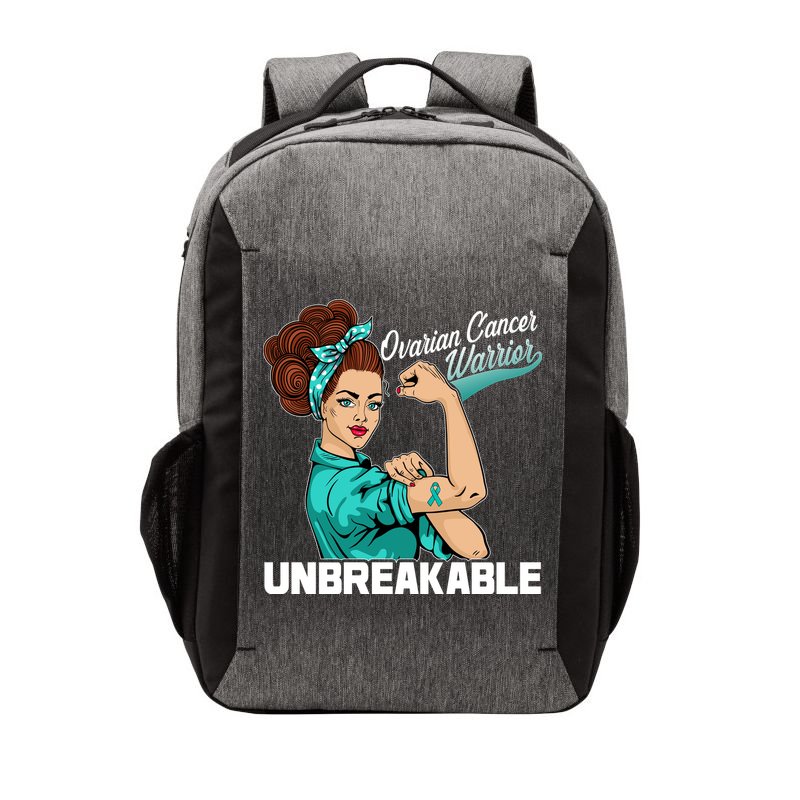 Ovarian Cancer Warrior Unbreakable Vector Backpack
