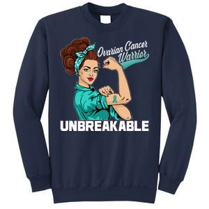 Ovarian Cancer Warrior Unbreakable Sweatshirt