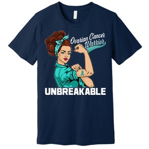 Ovarian Cancer Warrior Unbreakable Premium T-Shirt