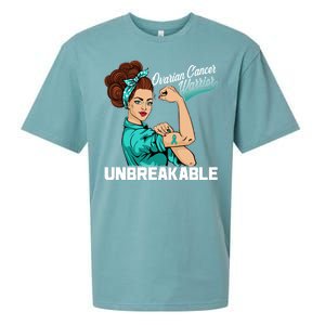 Ovarian Cancer Warrior Unbreakable Sueded Cloud Jersey T-Shirt