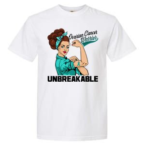 Ovarian Cancer Warrior Unbreakable Garment-Dyed Heavyweight T-Shirt