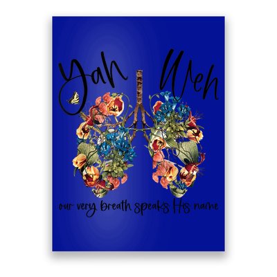 Our Very Breath Speaks His Name Yhwh Christian Religious Gift Poster