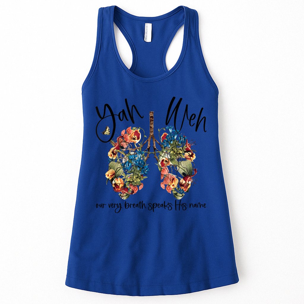 Our Very Breath Speaks His Name Yhwh Christian Religious Gift Womens Tank Top