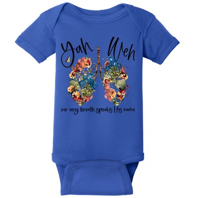 Our Very Breath Speaks His Name Yhwh Christian Religious Gift Baby Bodysuit
