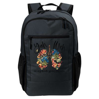 Our Very Breath Speaks His Name Yhwh Christian Religious Gift Daily Commute Backpack