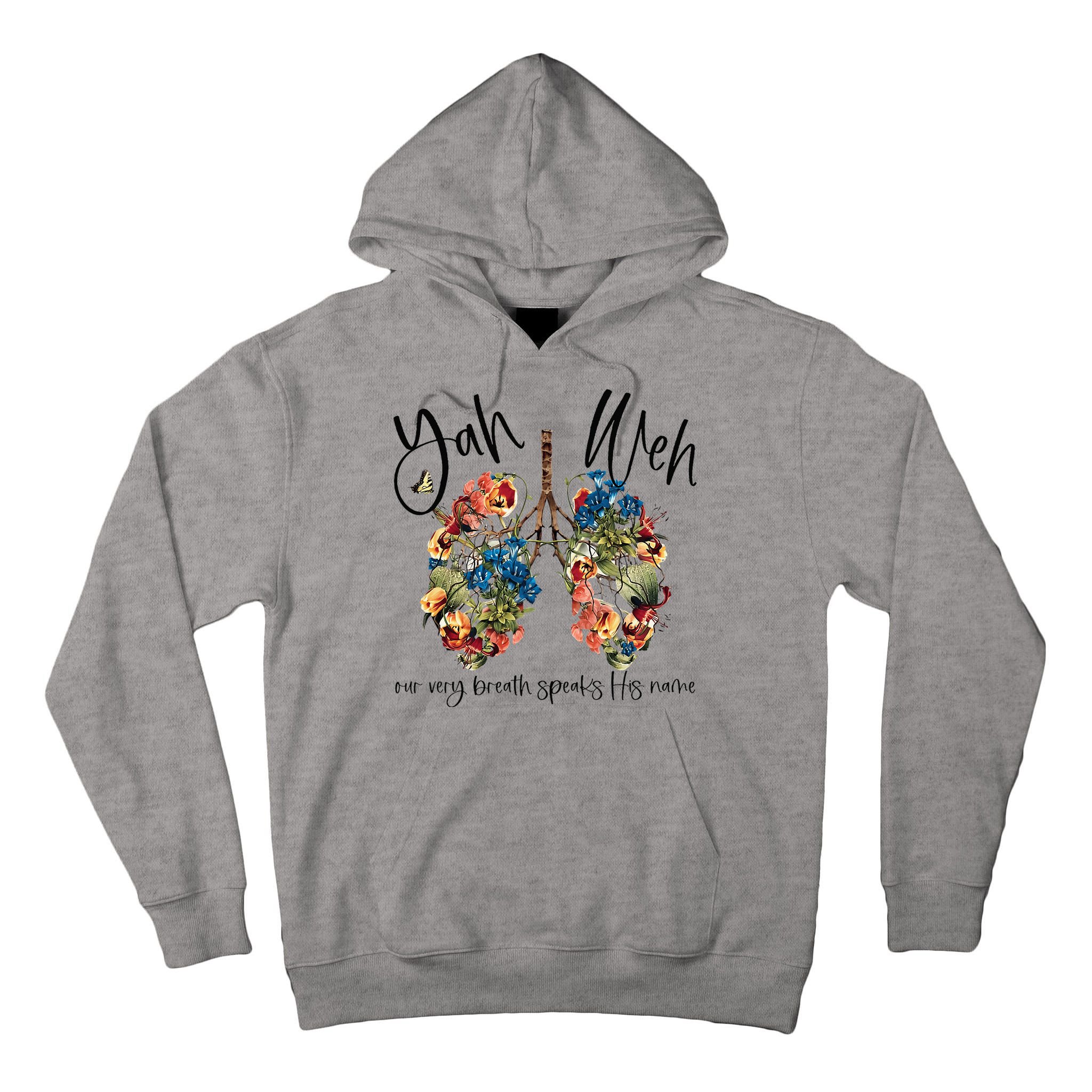 Our Very Breath Speaks His Name YHWH Christian Religious Tall Hoodie