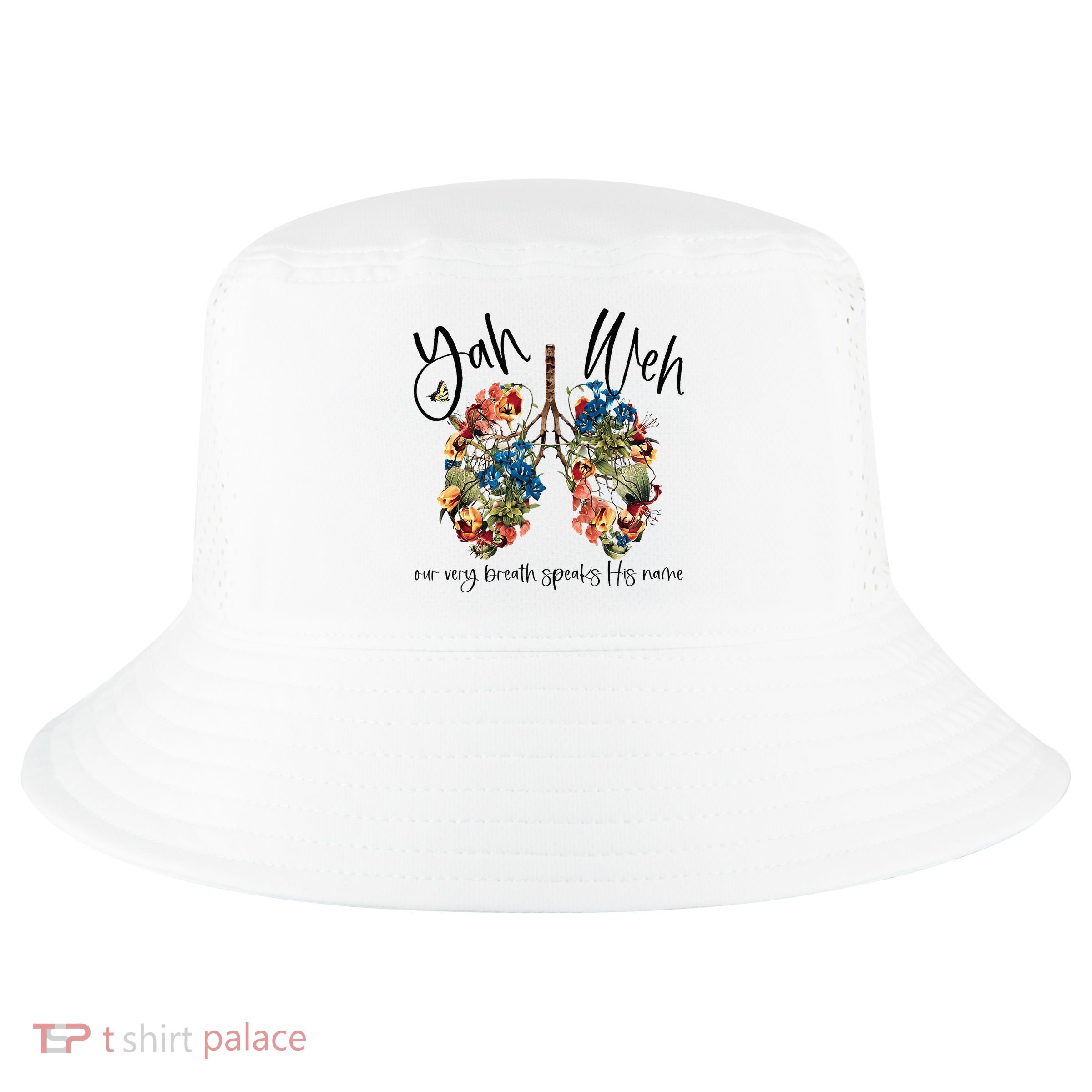 Our Very Breath Speaks His Name YHWH Christian Religious Cool Comfort Performance Bucket Hat