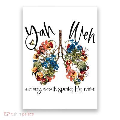 Our Very Breath Speaks His Name YHWH Christian Religious Poster