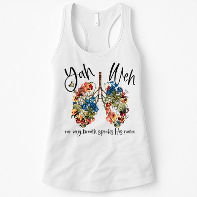 Our Very Breath Speaks His Name YHWH Christian Religious Womens Tank Top