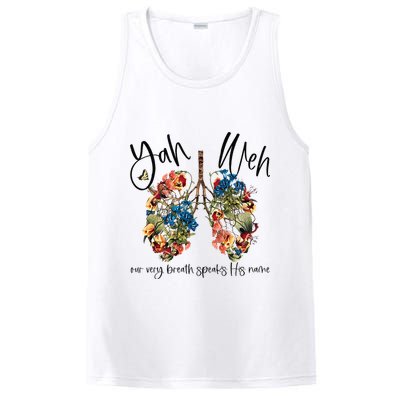 Our Very Breath Speaks His Name YHWH Christian Religious PosiCharge Competitor Tank