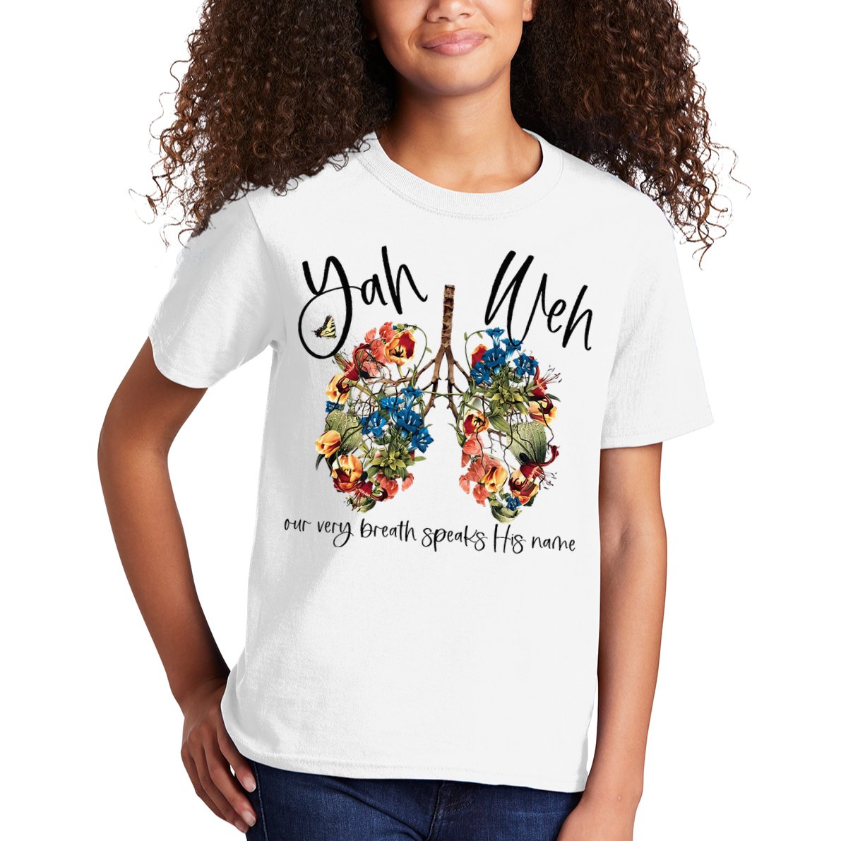 Our Very Breath Speaks His Name YHWH Christian Religious Kids T-Shirt