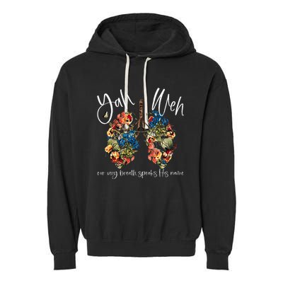 Our Very Breath Speaks His Name Yhwh Christian Religious Garment-Dyed Fleece Hoodie