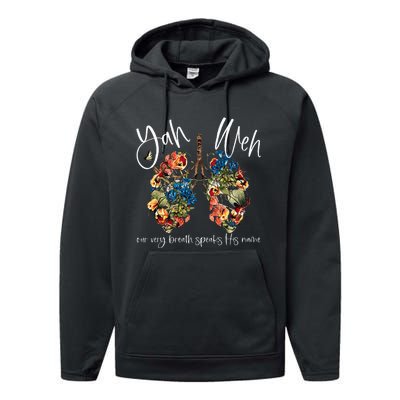 Our Very Breath Speaks His Name Yhwh Christian Religious Performance Fleece Hoodie