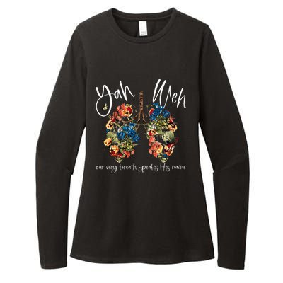 Our Very Breath Speaks His Name Yhwh Christian Religious Womens CVC Long Sleeve Shirt