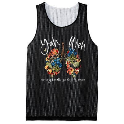 Our Very Breath Speaks His Name Yhwh Christian Religious Mesh Reversible Basketball Jersey Tank