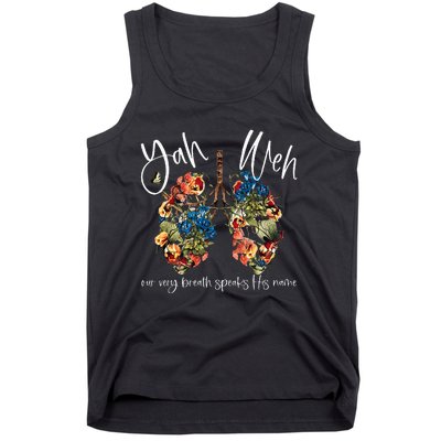 Our Very Breath Speaks His Name Yhwh Christian Religious Tank Top